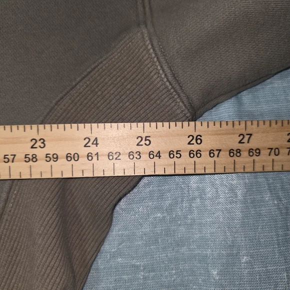 Vuori | L | Restore Crop Crew Pullover Long Sleeve Oregano Sweatshirt VW259 - Picture 11 of 12